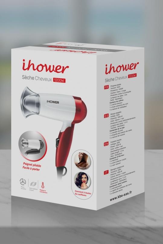 Secador de pelo Casa Red iHOWER W390 Efashion Paris