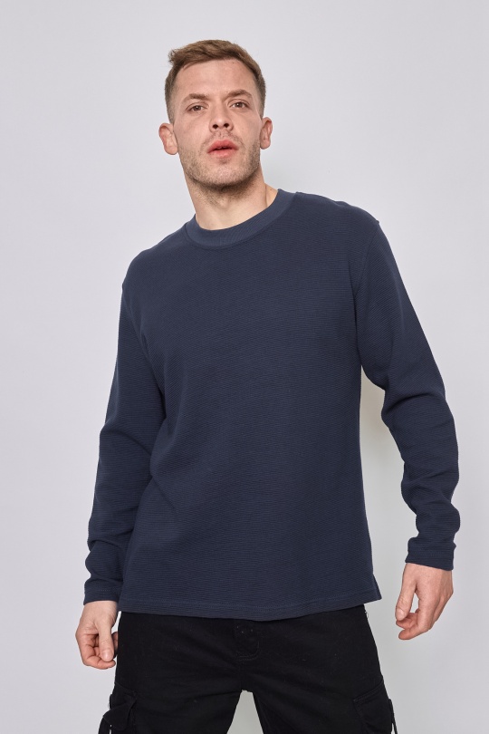 Jerséis Hombre Navy blue MAX8 2814-BM Efashion Paris