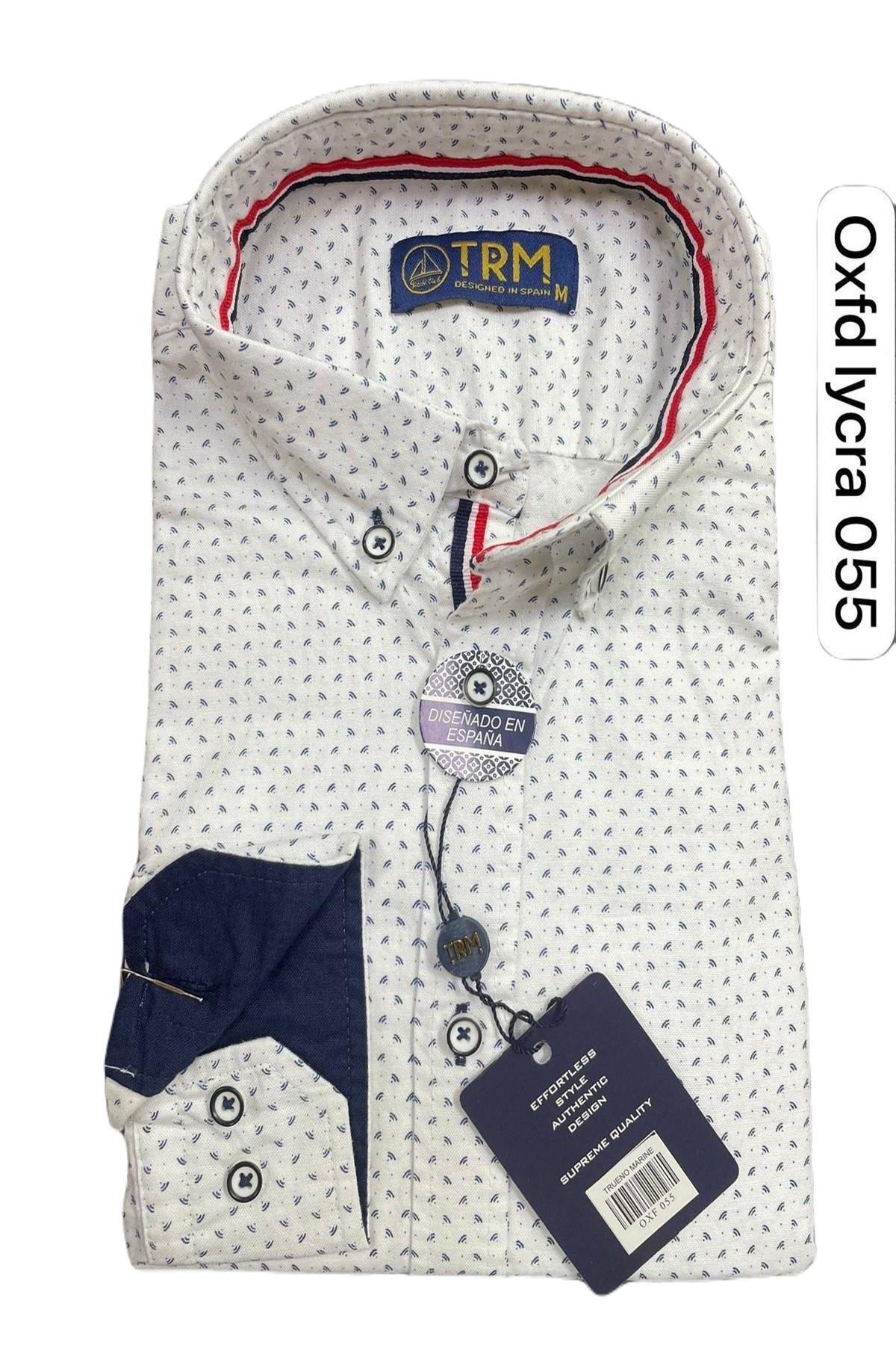 Camisas Hombre White MAX8 TRM-055-BLANC #c Efashion Paris
