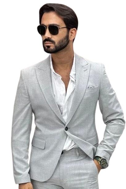 T-shirt Homme Ginaarti - Gris Foncé Rayures Blanches - Taille XL - Coupe Regular Manches Courtes