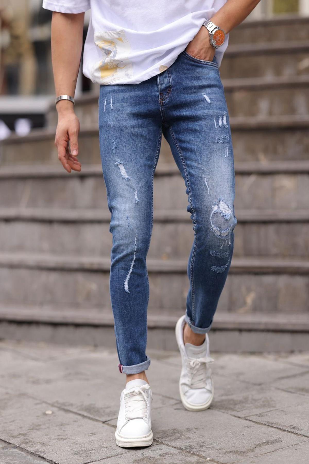 Jeans Homme Bleu MAX8 80228 #c Efashion Paris