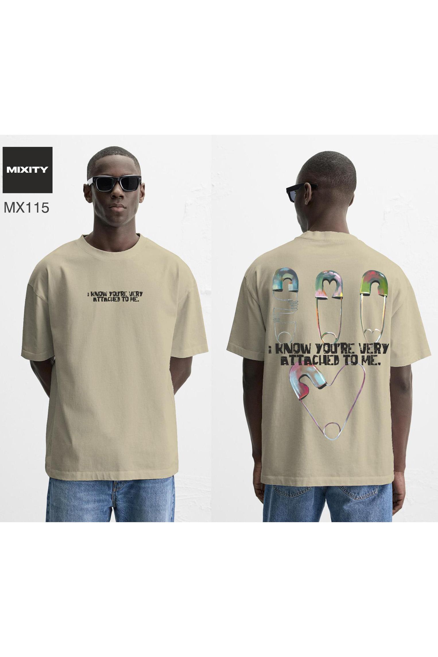 T-shirts Homme Beige MAX8 MX-115 #c Efashion Paris