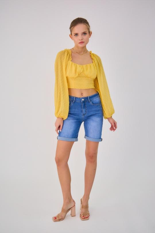 Shorts Donna Blue ANA & LUCY ALM1627 Efashion Paris