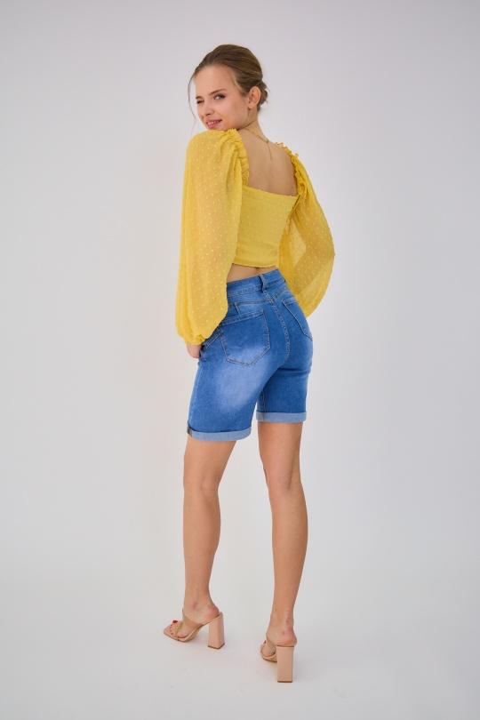 Shorts Donna Blue ANA & LUCY ALM1627 Efashion Paris