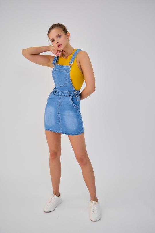 Abiti corti Donna Light blue ANA & LUCY ALH1635 Efashion Paris