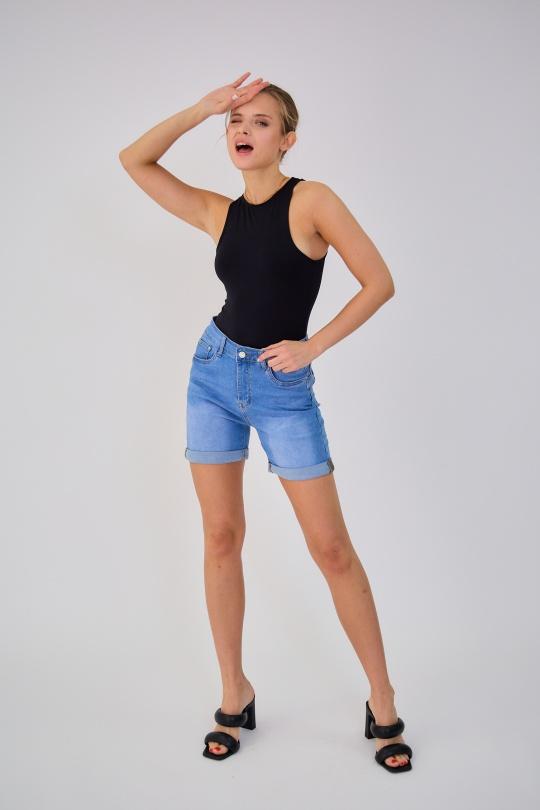Shorts Donna Blue ANA & LUCY ALM1626 Efashion Paris