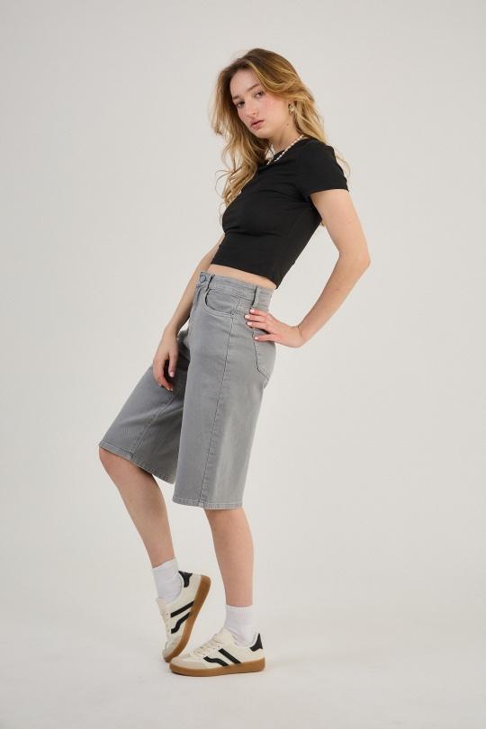 Shorts Femme Noir ANA & LUCY H6985* ( BAGGY DAD ) Efashion Paris