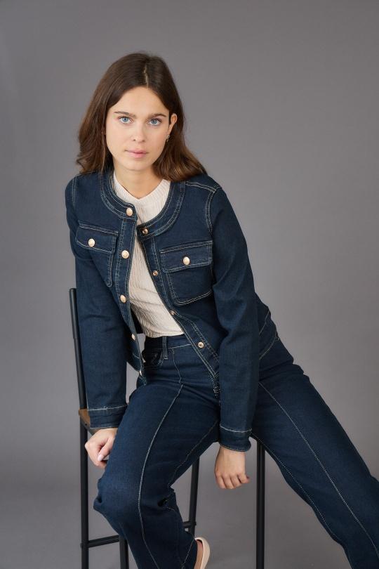 Vestes  Femme Marine ANA & LUCY ALB1703* Efashion Paris