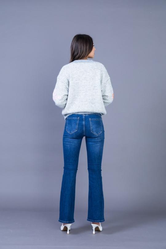 Jeans Femme Bleu / Bleu foncé ANA & LUCY ALH1719 Efashion Paris