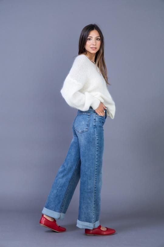 Jeans Femme Gris clair ANA & LUCY H6995 Efashion Paris