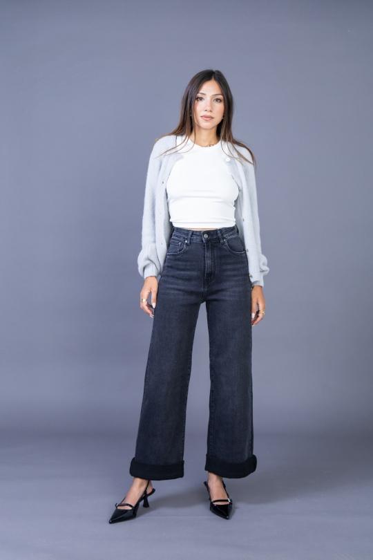 Jeans Femme Gris clair ANA & LUCY H6995 Efashion Paris