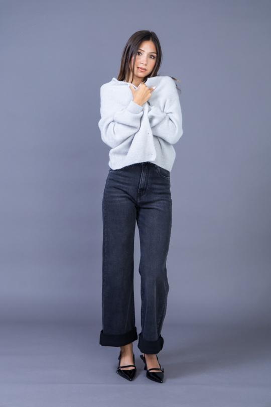 Jeans Femme Gris clair ANA & LUCY H6995 Efashion Paris