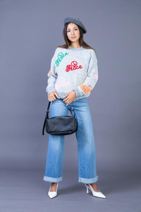 Jeans Femme Gris clair ANA & LUCY H6995 Efashion Paris