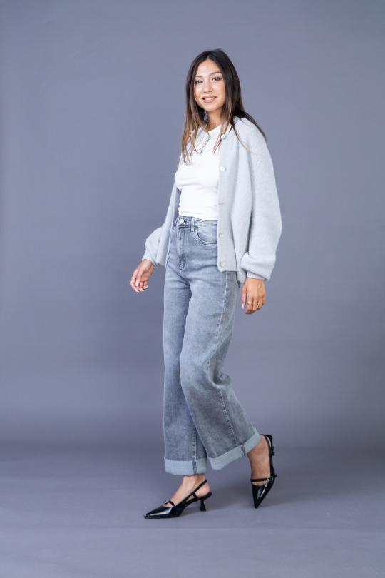 Jeans Femme Gris clair ANA & LUCY H6995 Efashion Paris