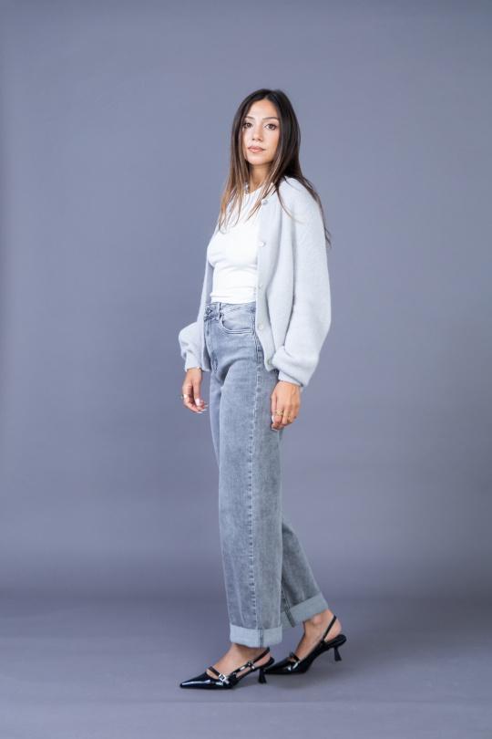 Jeans Femme Gris clair ANA & LUCY H6995 Efashion Paris