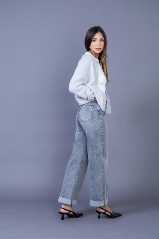 Jeans Femme Gris clair ANA & LUCY H6995 Efashion Paris