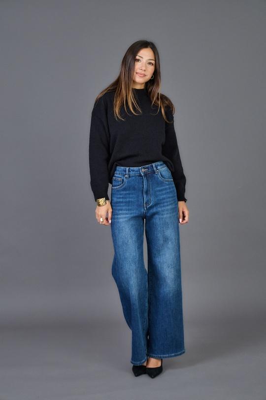 Jeans Femme Bleu foncé ANA & LUCY H6994 Efashion Paris