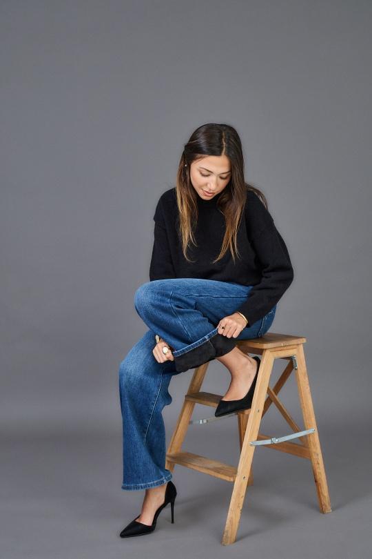 Jeans Femme Bleu foncé ANA & LUCY H6994 Efashion Paris