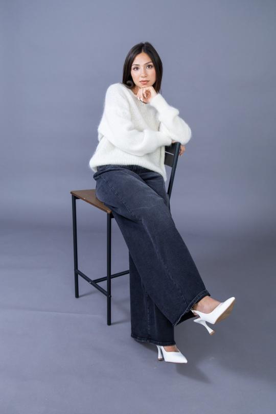 Jeans Femme Bleu foncé ANA & LUCY E6993-PALAZZO Efashion Paris