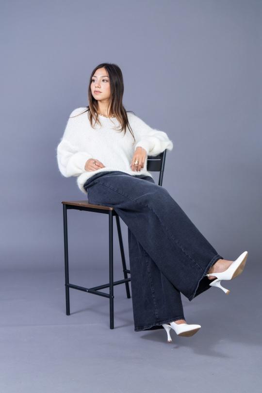 Jeans Femme Bleu foncé ANA & LUCY E6993-PALAZZO Efashion Paris