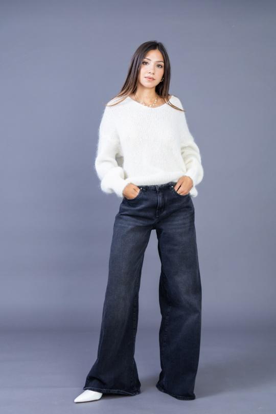 Jeans Femme Bleu foncé ANA & LUCY E6993-PALAZZO Efashion Paris