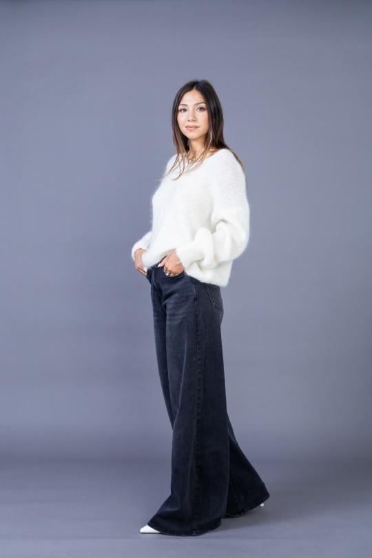 Jeans Femme Bleu foncé ANA & LUCY E6993-PALAZZO Efashion Paris