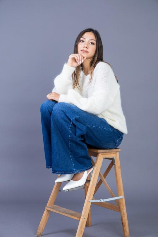 Jeans Femme Bleu foncé ANA & LUCY E6993-PALAZZO Efashion Paris