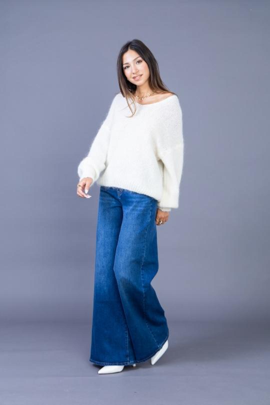 Jeans Femme Bleu foncé ANA & LUCY E6993-PALAZZO Efashion Paris
