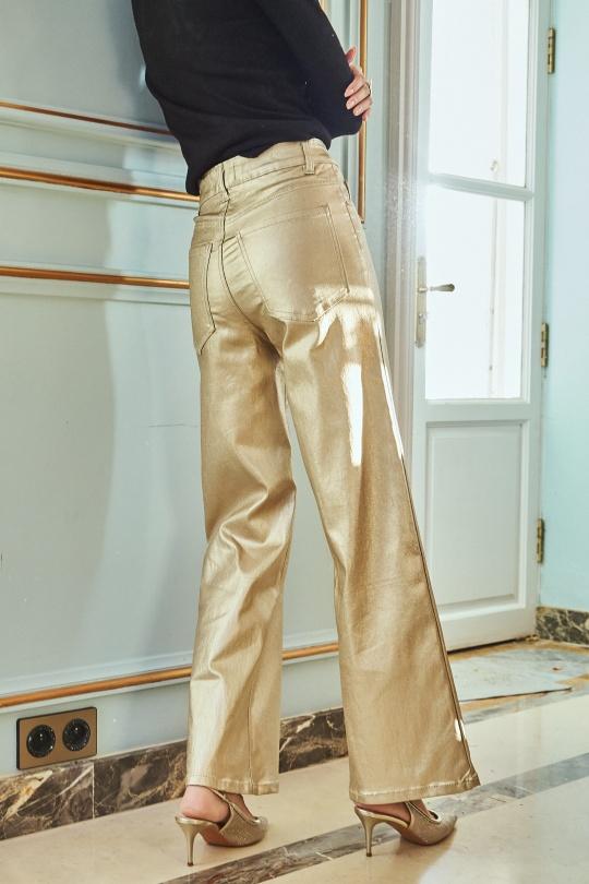 Pantalons Femme Doré ANA & LUCY H6988 - CORINNE Efashion Paris