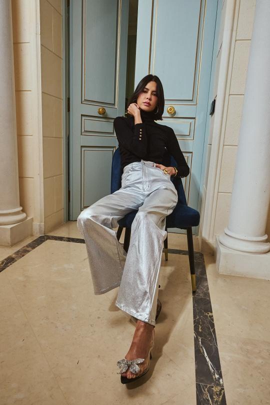 Pantalons Femme Doré ANA & LUCY H6988 - CORINNE Efashion Paris