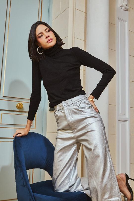 Pantalons Femme Doré ANA & LUCY H6988 - CORINNE Efashion Paris