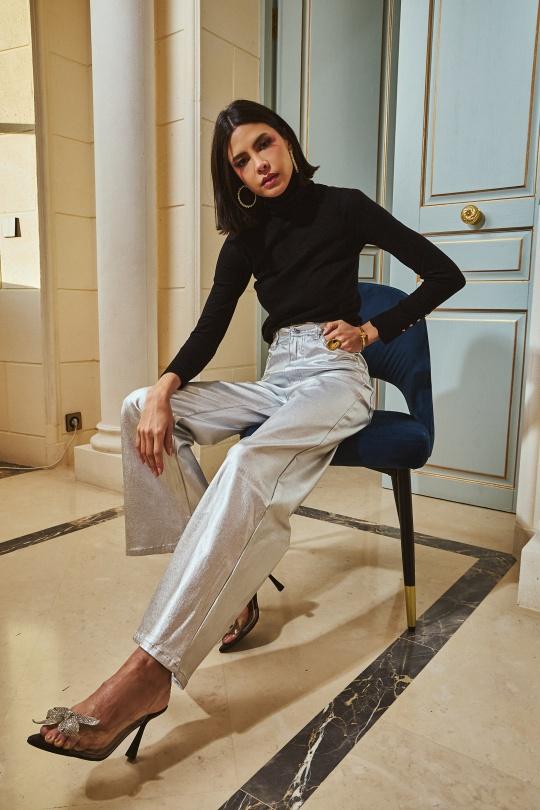 Pantalons Femme Doré ANA & LUCY H6988 - CORINNE Efashion Paris