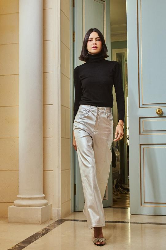 Pantalons Femme Doré ANA & LUCY H6988 - CORINNE Efashion Paris