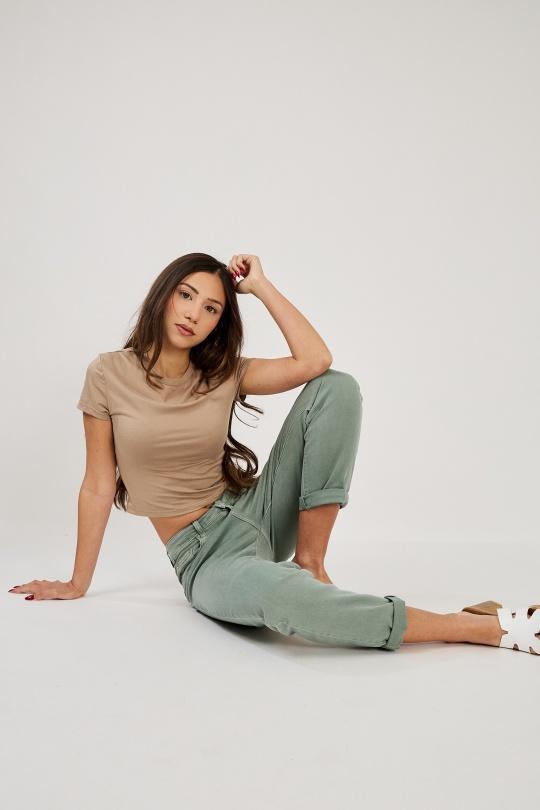 Pantalons Femme Beige ANA & LUCY H6975 - JULIA Efashion Paris