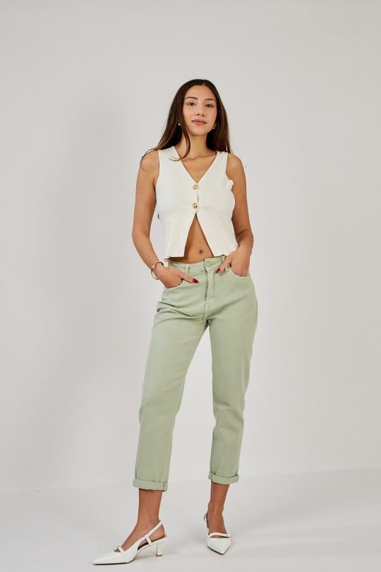 Pantalons Femme Beige ANA & LUCY H6975 - JULIA Efashion Paris