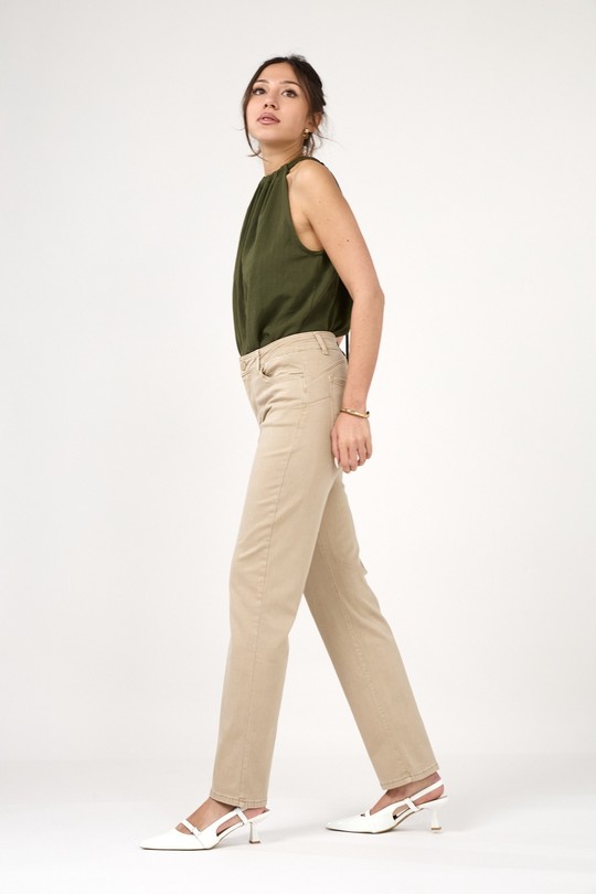 Pantalons Femme Kaki ANA & LUCY PH7100 - Elise Efashion Paris