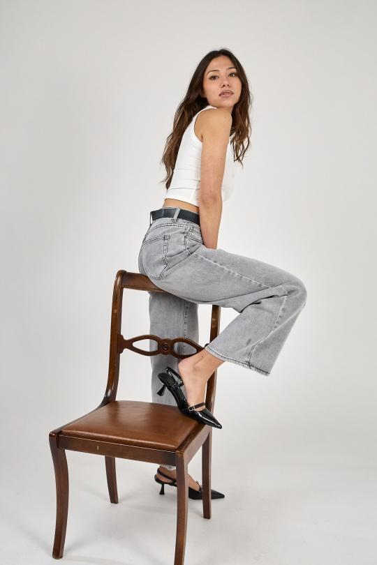 Jeans Femme Gris clair ANA & LUCY PH7106 - EDENA Efashion Paris