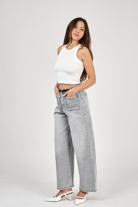 Jeans Femme Gris clair ANA & LUCY PH7104 - NOLIA Efashion Paris