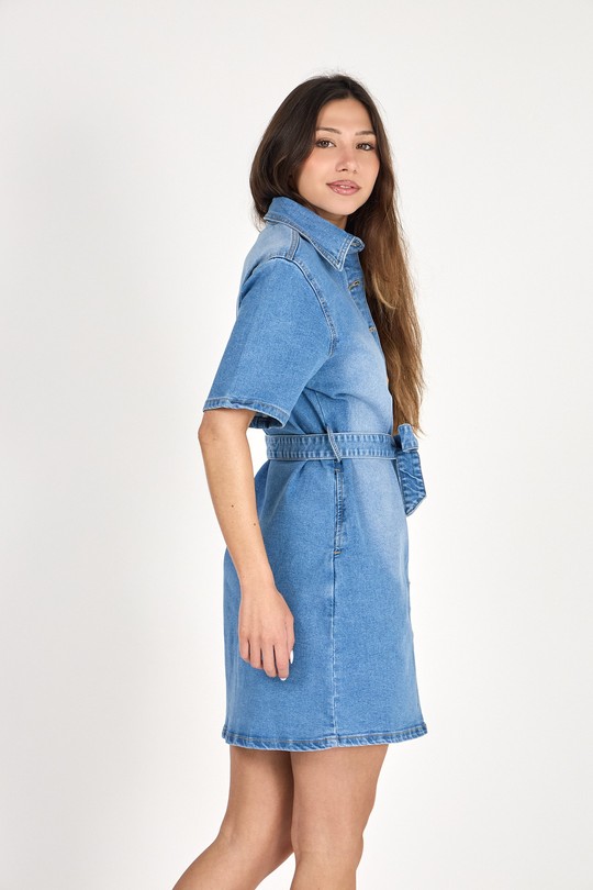Robes courtes Femme Bleu foncé ANA & LUCY ALH1726 Efashion Paris