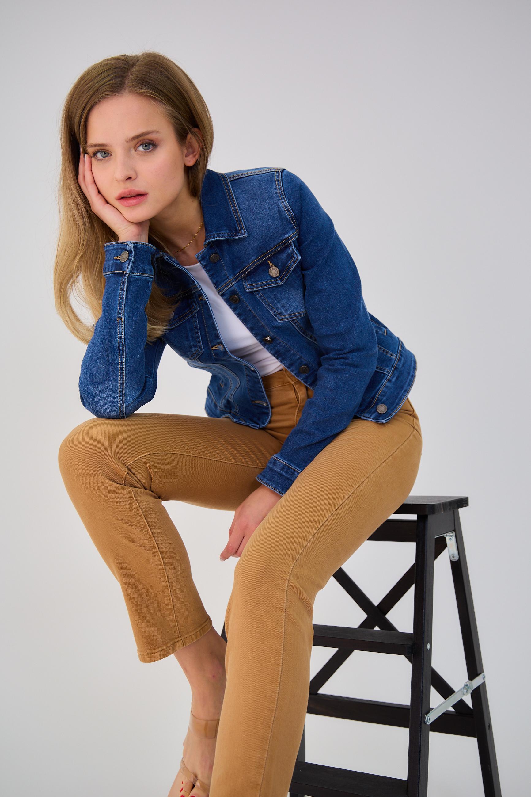 Vestes  Femme DENIM BLUE ANA & LUCY ALB1616-1 #c Efashion Paris