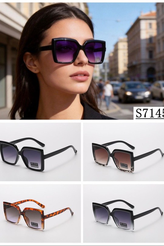 Lunettes de soleil Accessoires Couleurs mélangées ATUVUE S7145 BOITE DE 12PCS Efashion Paris