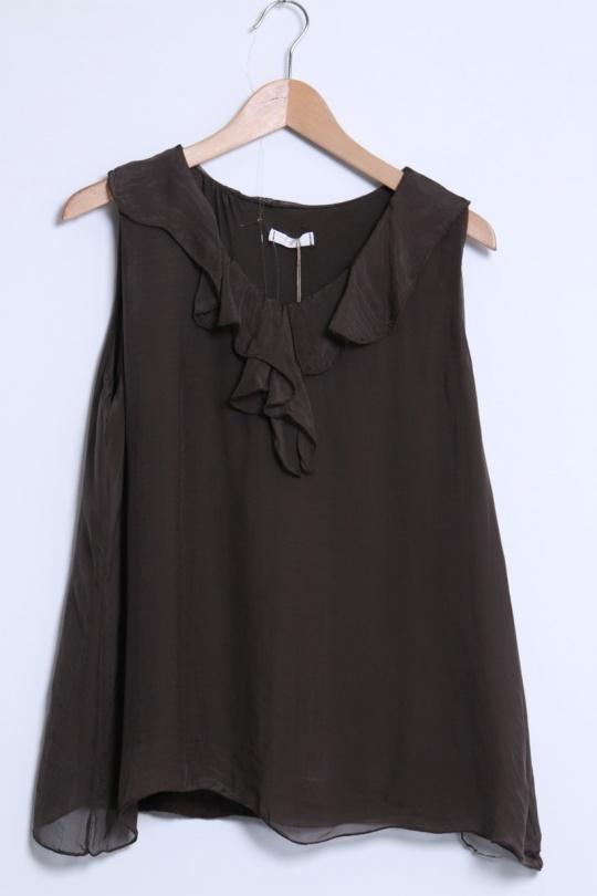 Débardeurs Femme Marron Shyloh 50526 Efashion Paris