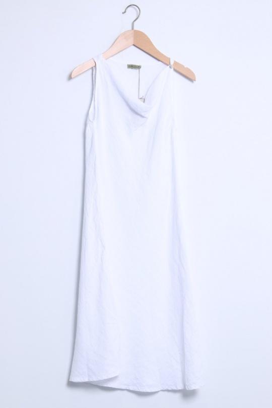 Robes mi-longues Femme Blanc Shyloh 14980 Efashion Paris