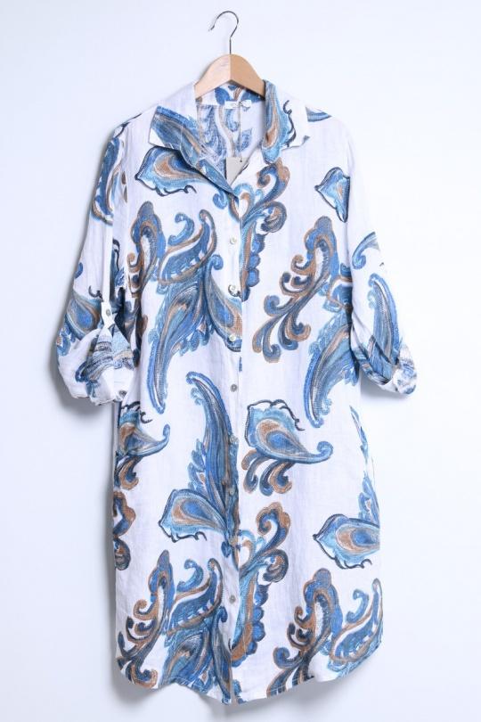 Robes mi-longues Femme Beige Shyloh 14985 Efashion Paris