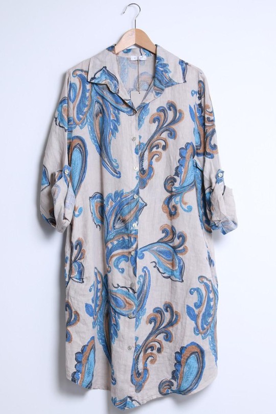 Robes mi-longues Femme Beige Shyloh 14985 Efashion Paris