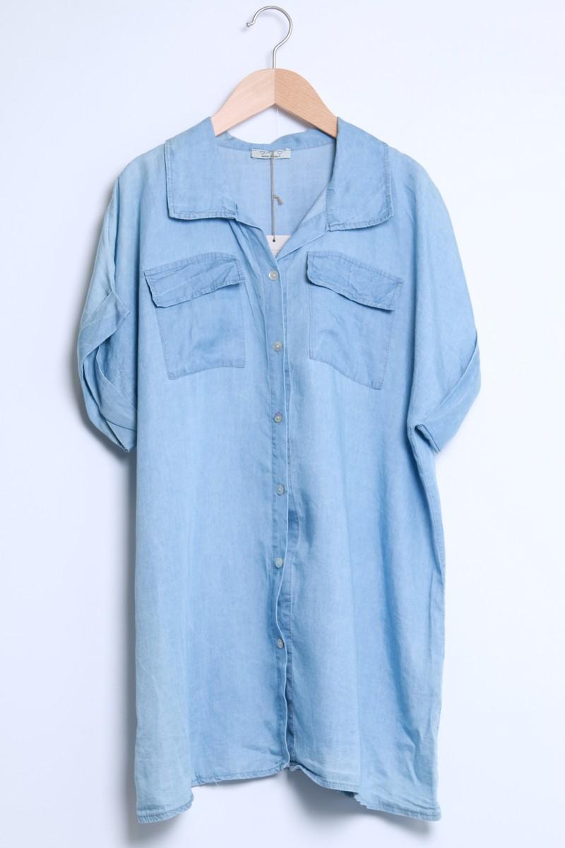 Midi dresses Women Light blue Shyloh 30458 #c Efashion Paris