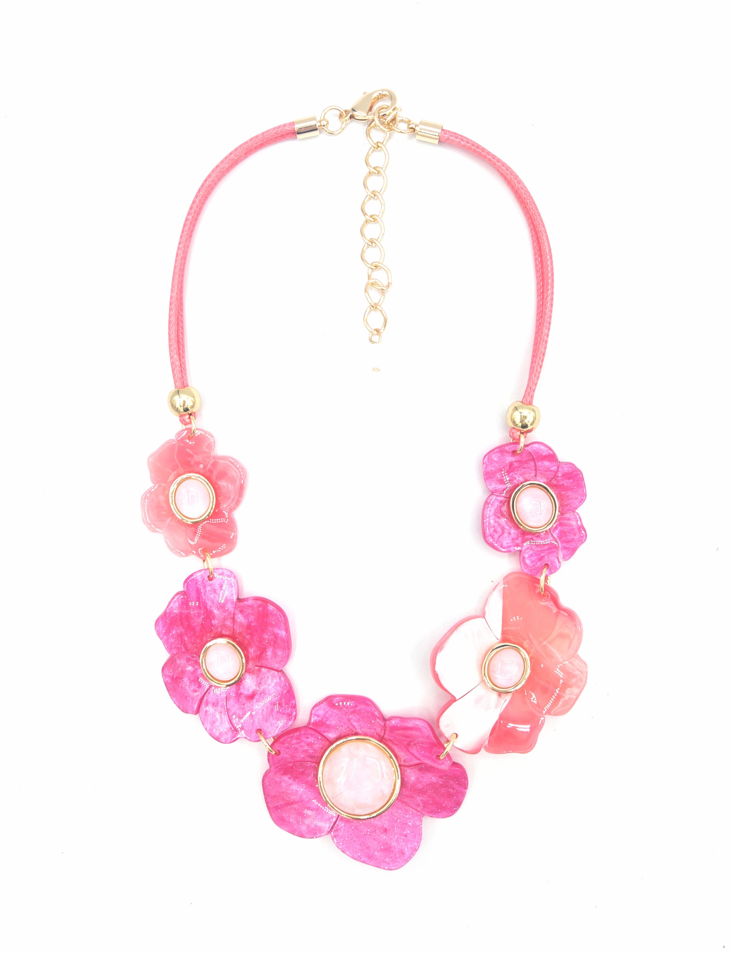 Necklaces Accessories Fushia Loriane Creation NK20241021-8MN #c Efashion Paris
