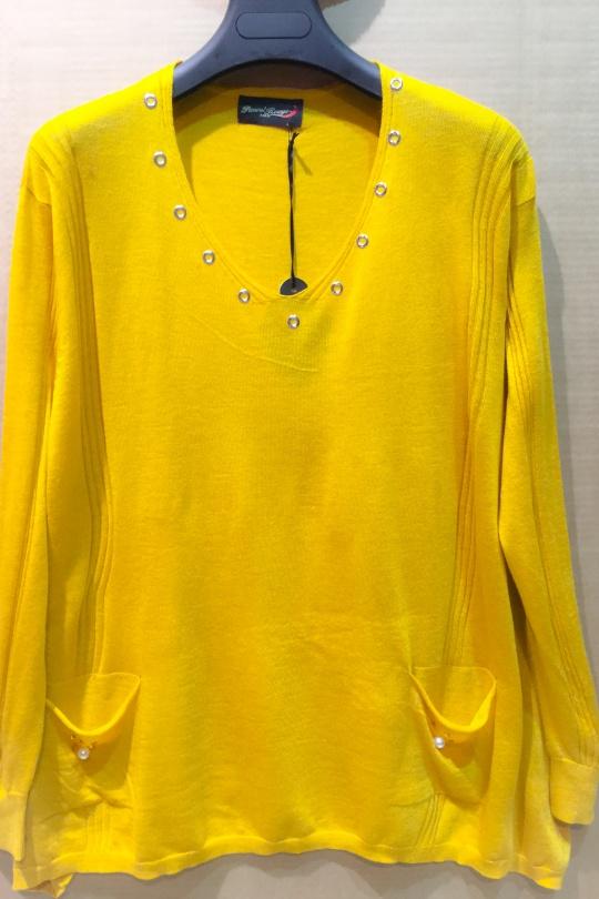 Pulls Femme Noir Piment Rouge 18005 Efashion Paris