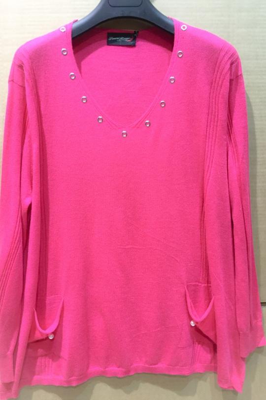 Pulls Femme Noir Piment Rouge 18005 Efashion Paris