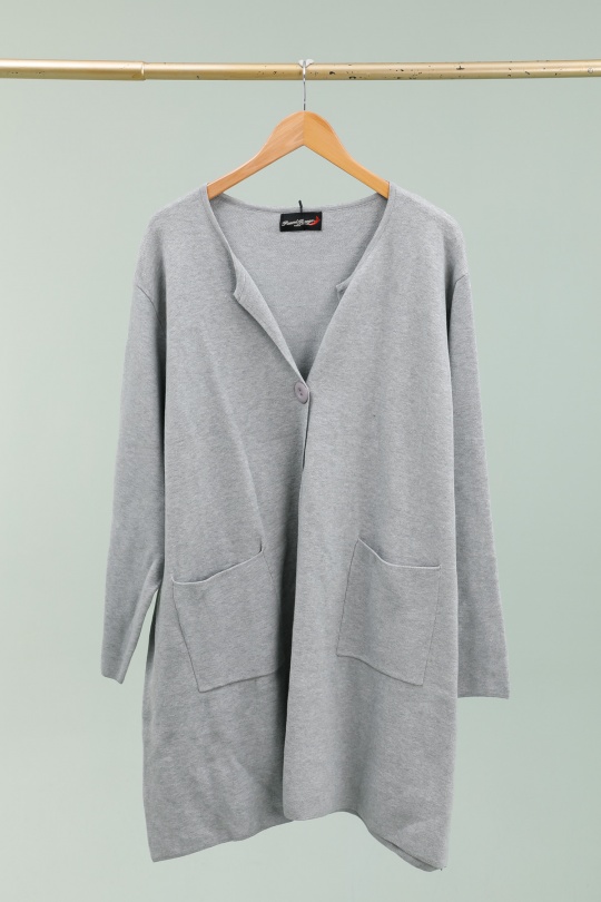 Cardigan Donna Grey Piment Rouge G22517 Efashion Paris